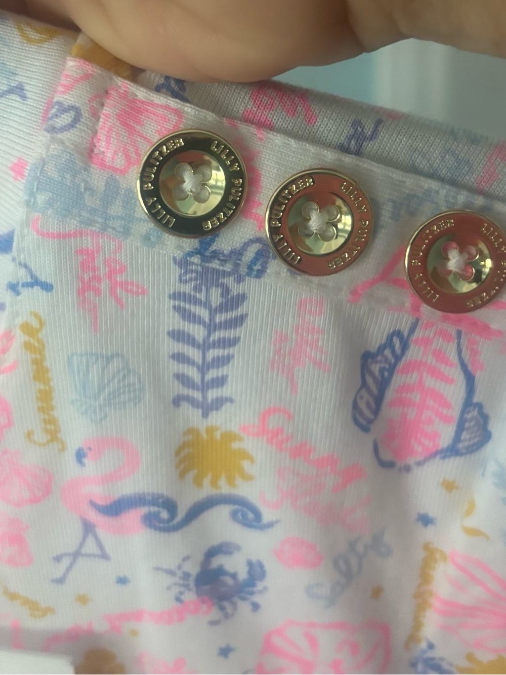 Lilly Pulitzer Pastel Pink Short-Sleeve Printed Tee - Picture 4 of 4